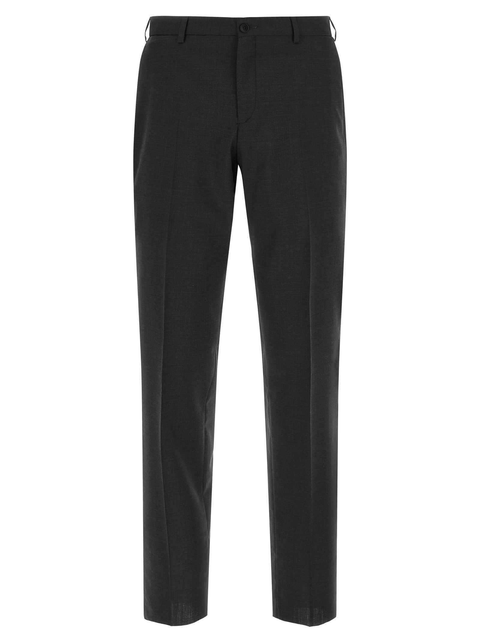 Gray Viscose Two-Piece Suit