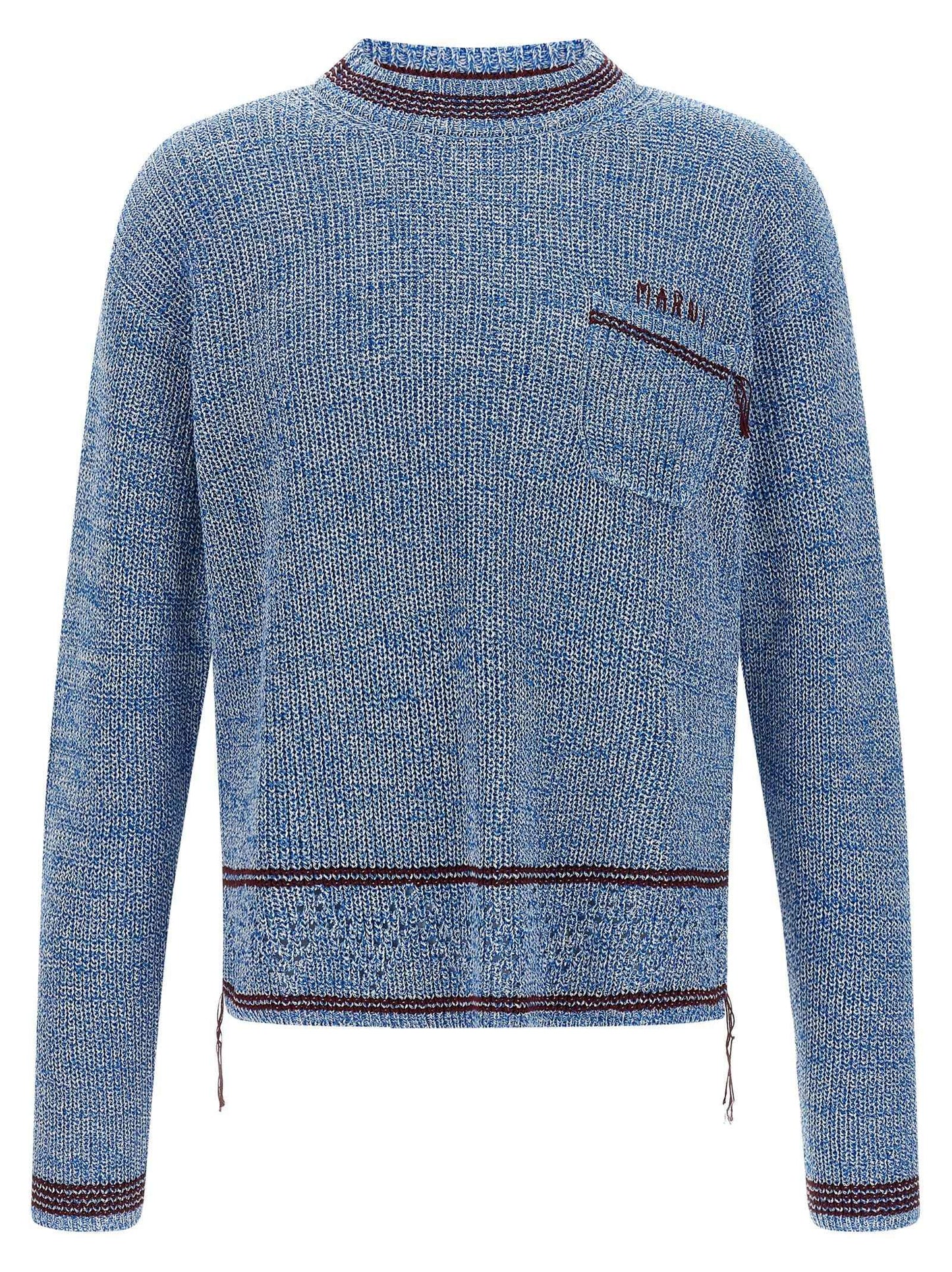 Blue Cotton Cardigan
