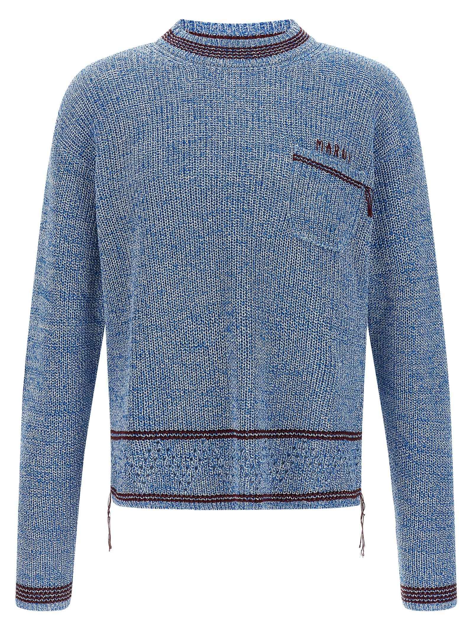 Blue Cotton Cardigan
