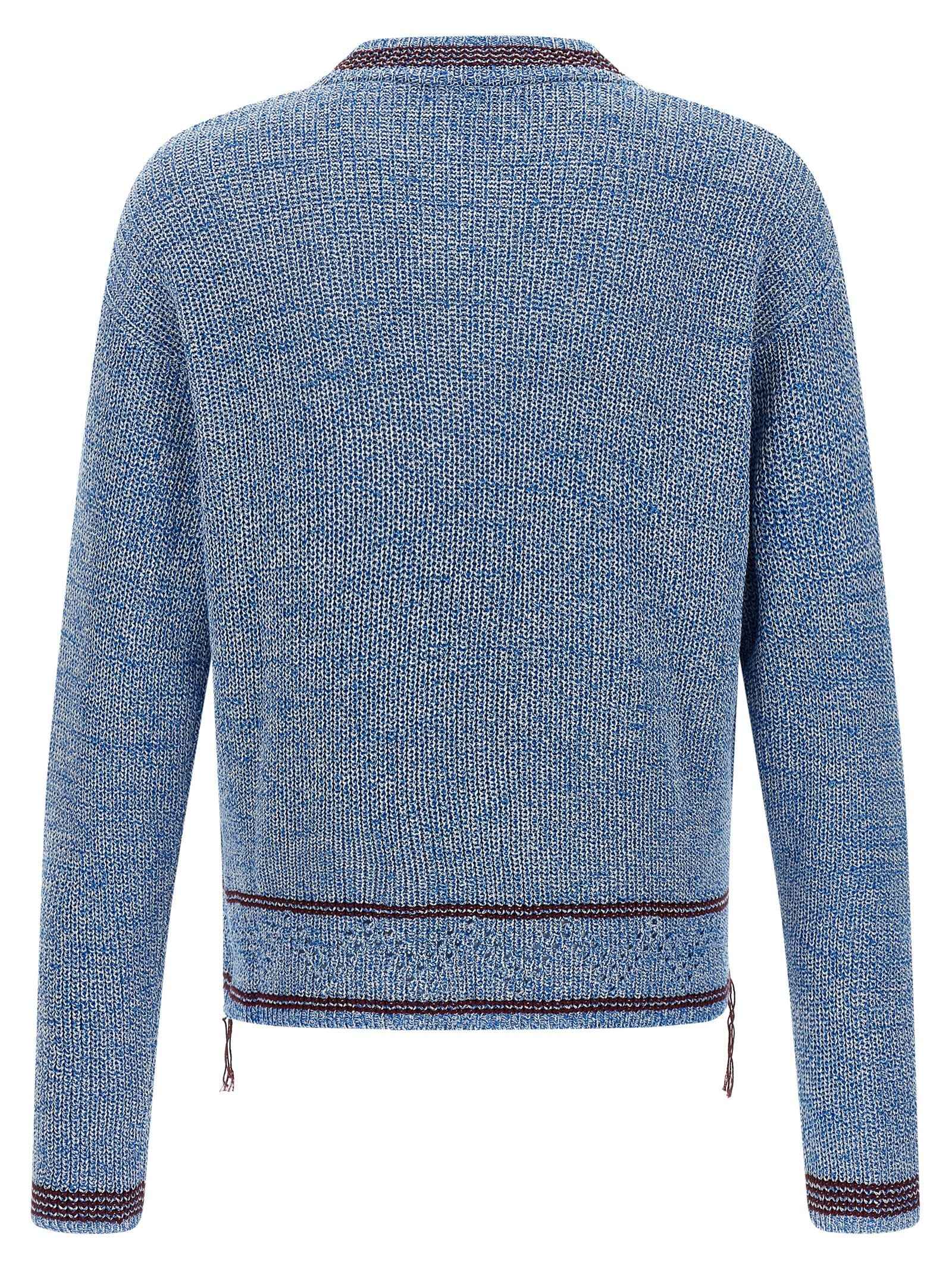 Blue Cotton Cardigan