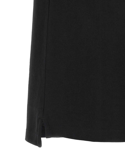 Black Cotton Polo Shirt