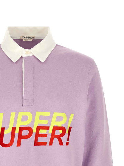 Purple Cotton Polo Shirt