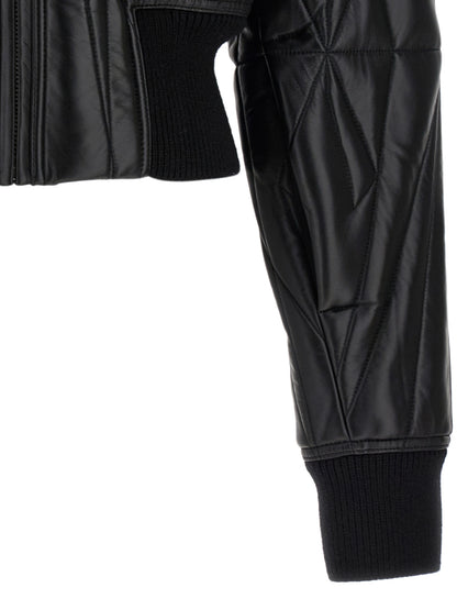 Black Lamb Leather Leather Jacket