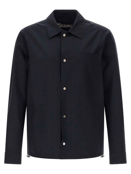 Blue Polyamide Shell Jacket