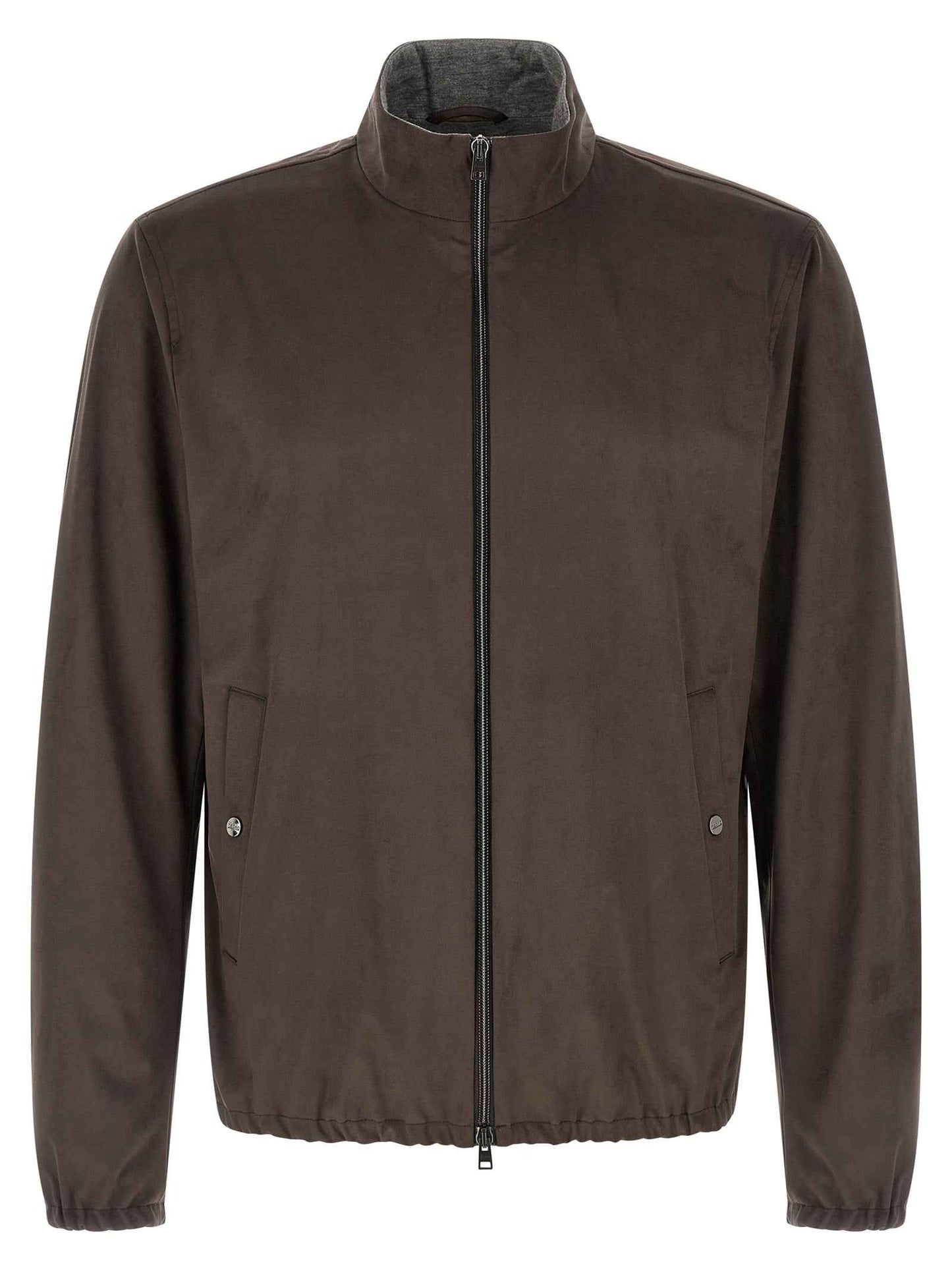Brown Polyester Jacket