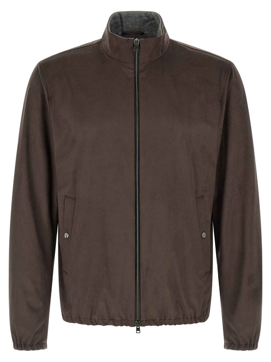 Brown Polyester Jacket