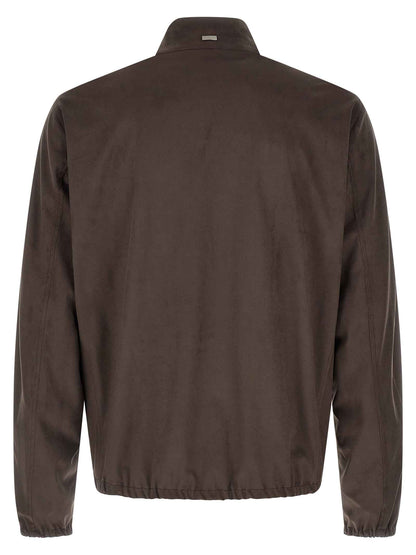 Brown Polyester Jacket