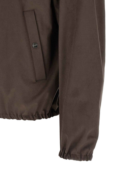 Brown Polyester Jacket