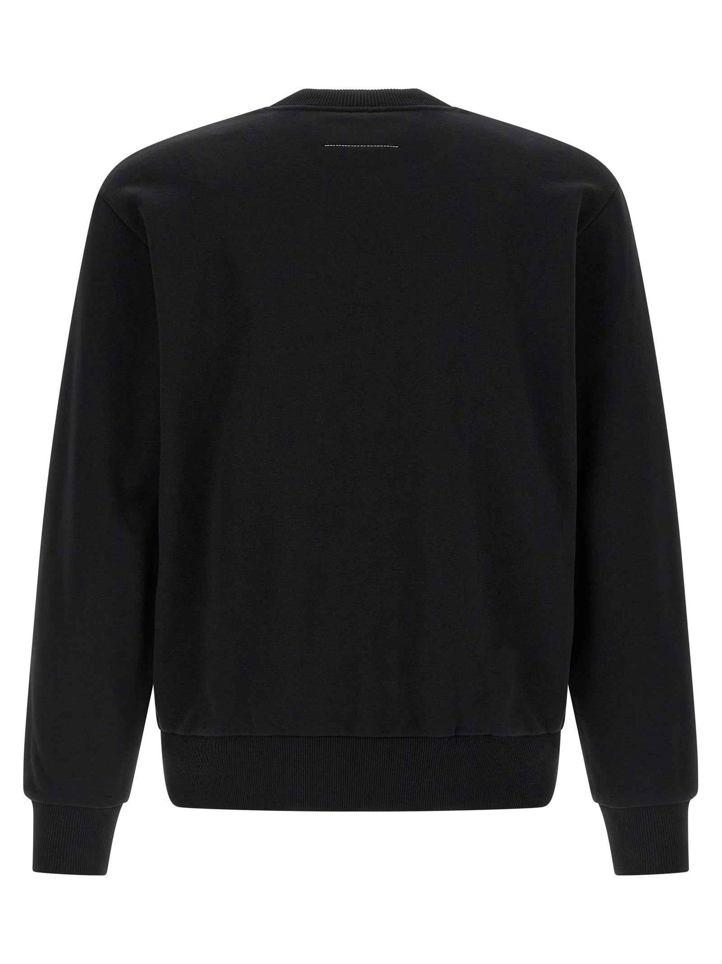 Black Cotton Sweatshirt