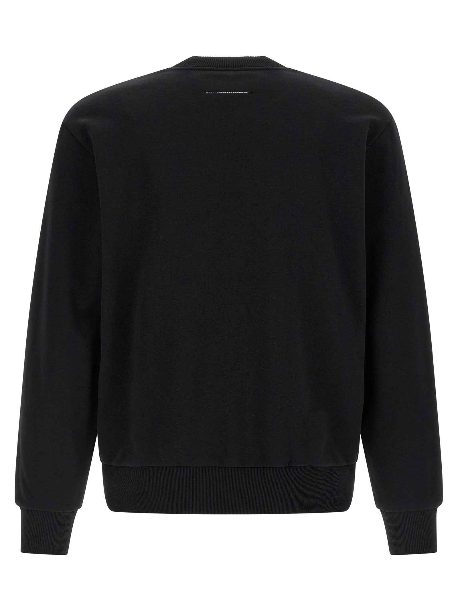 Black Cotton Sweatshirt