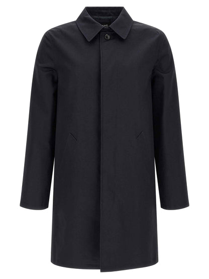 Blue Cotton Coat