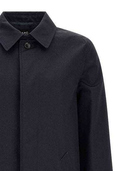 Blue Cotton Coat