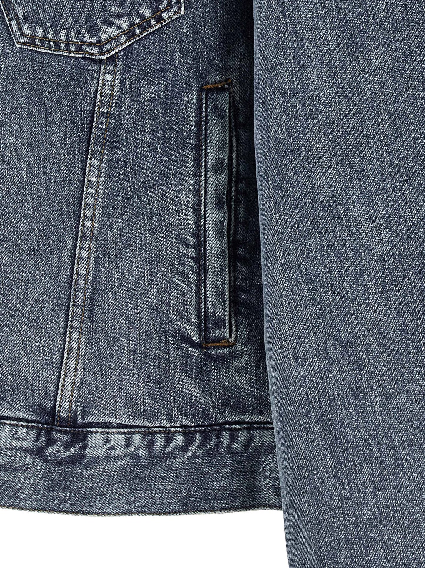 Blue Cotton Denim Jacket