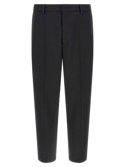 Black Polyester Dress Pants