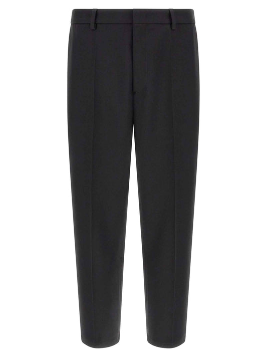 Black Polyester Dress Pants