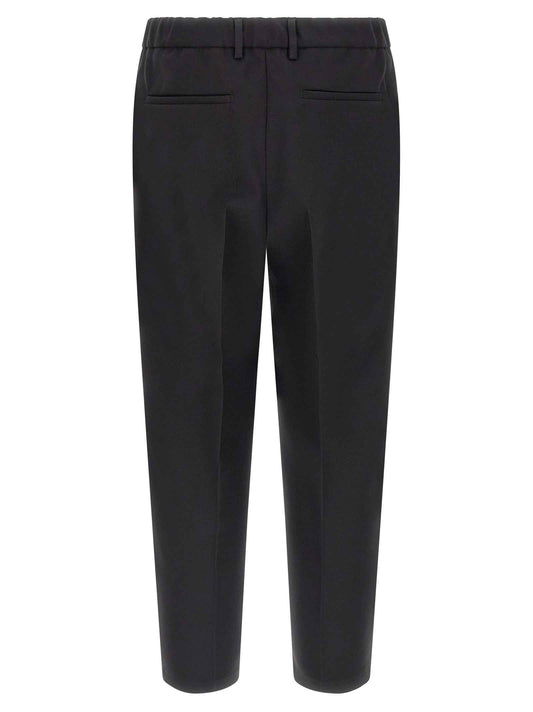 Black Polyester Dress Pants