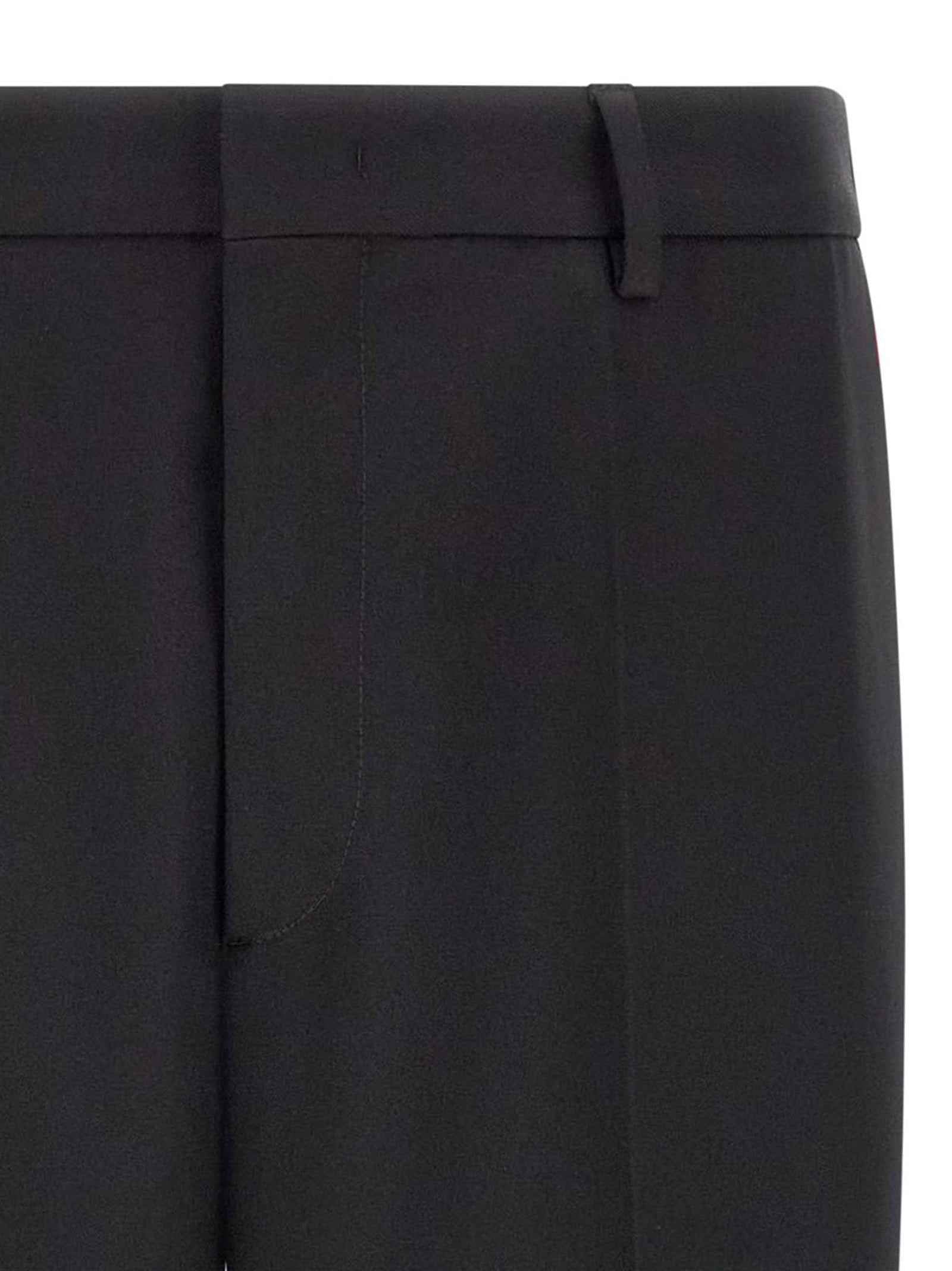 Black Polyester Dress Pants