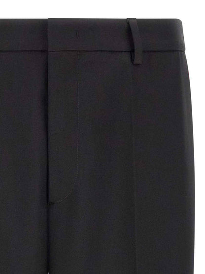 Black Polyester Dress Pants