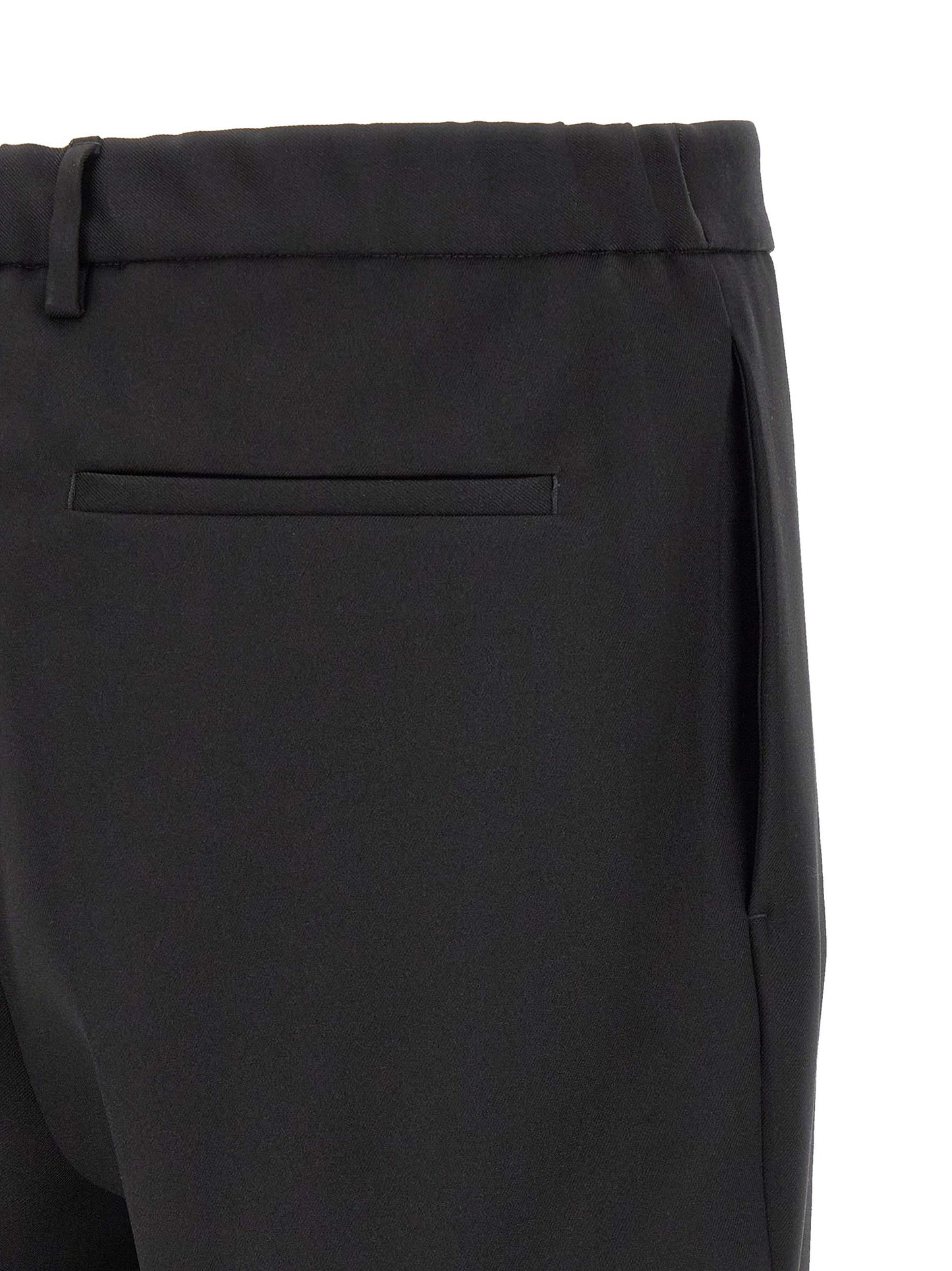 Black Polyester Dress Pants