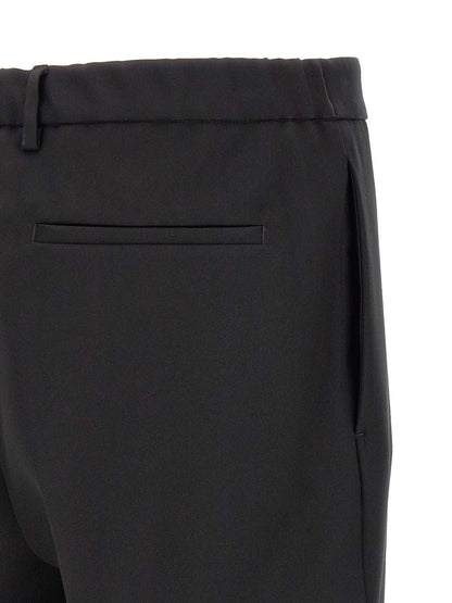 Black Polyester Dress Pants