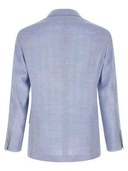 Blue Linen Blazer