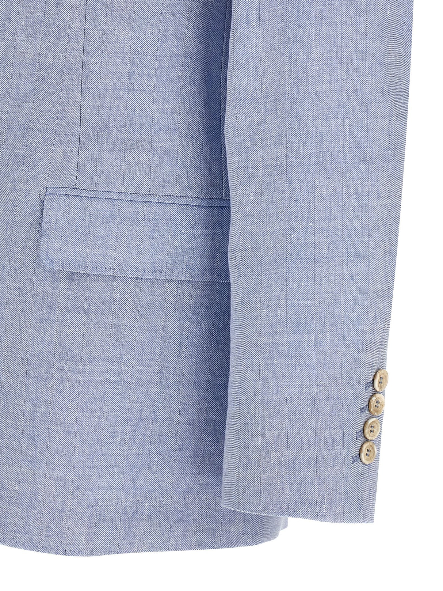 Blue Linen Blazer