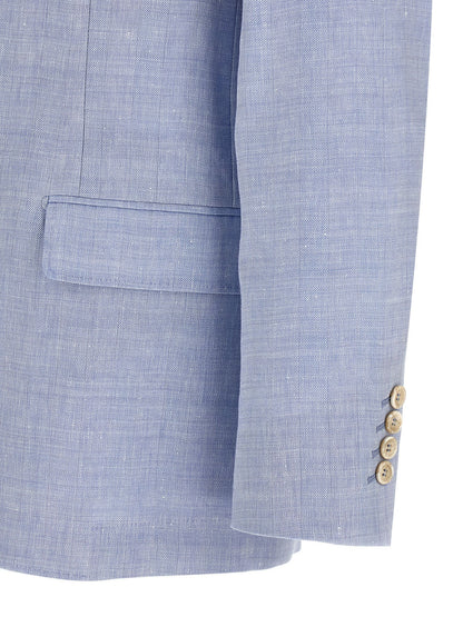 Blue Linen Blazer