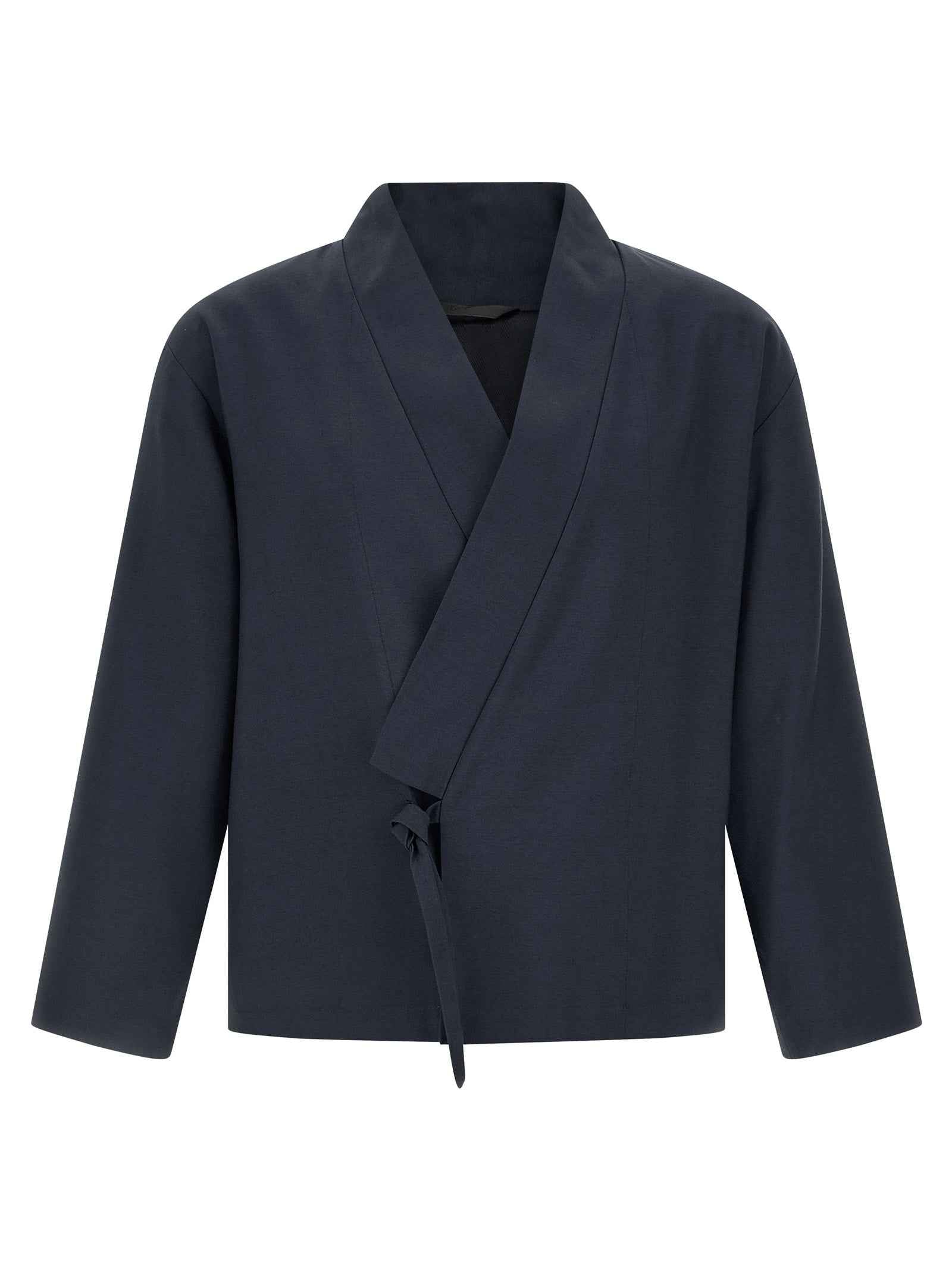 Blue Viscose Blazer