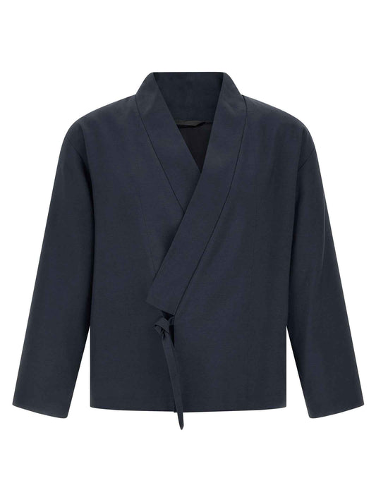 Blue Viscose Blazer