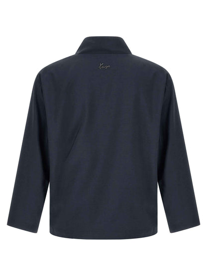 Blue Viscose Blazer
