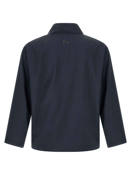 Blue Viscose Blazer