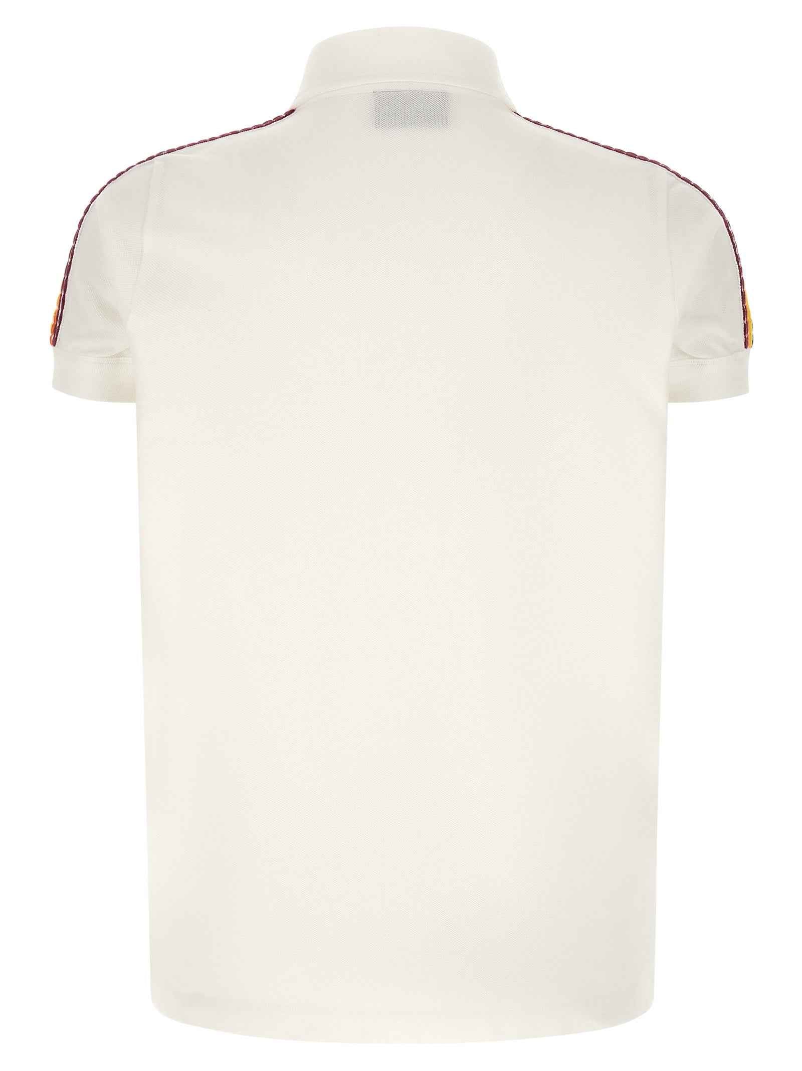 White Cotton Polo Shirt