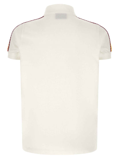 White Cotton Polo Shirt