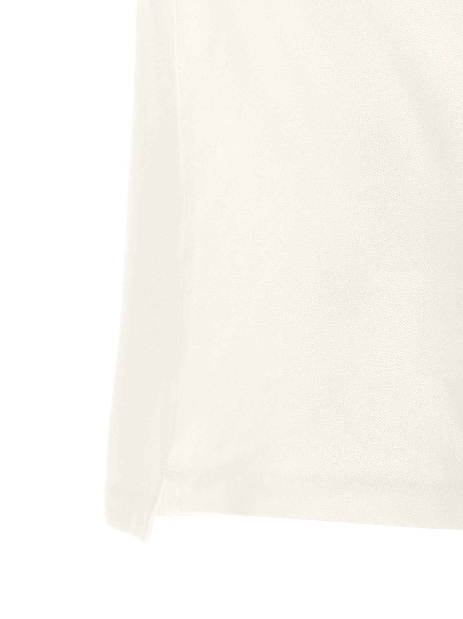 White Cotton Polo Shirt