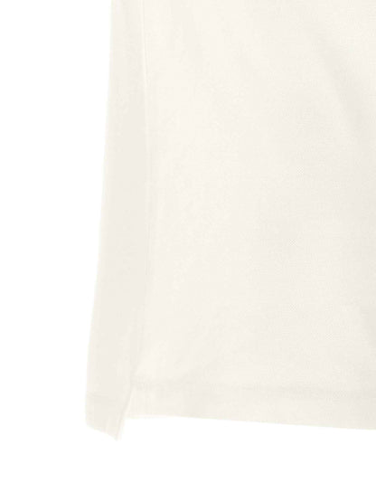 White Cotton Polo Shirt