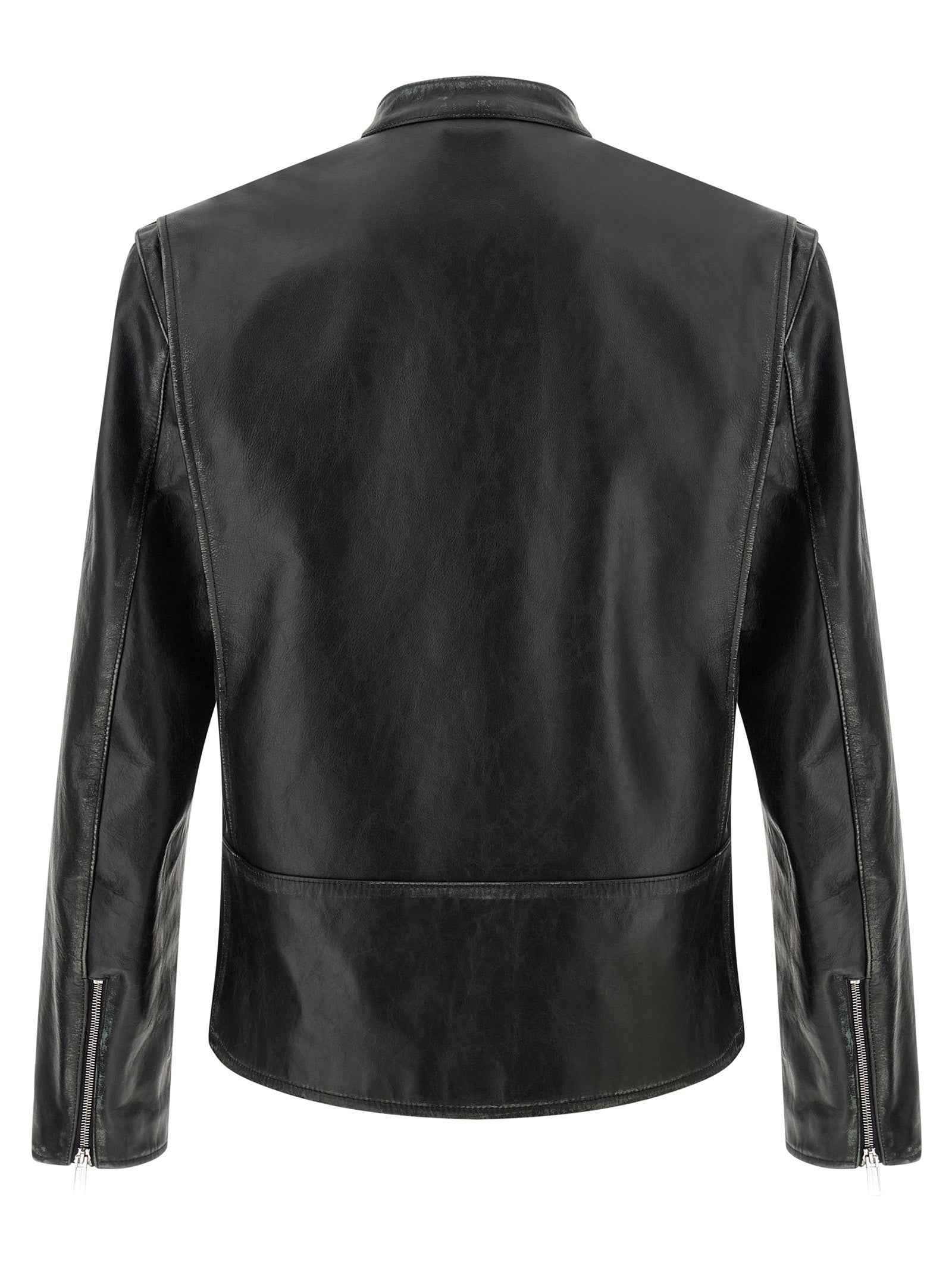 Black Leather Leather Jacket