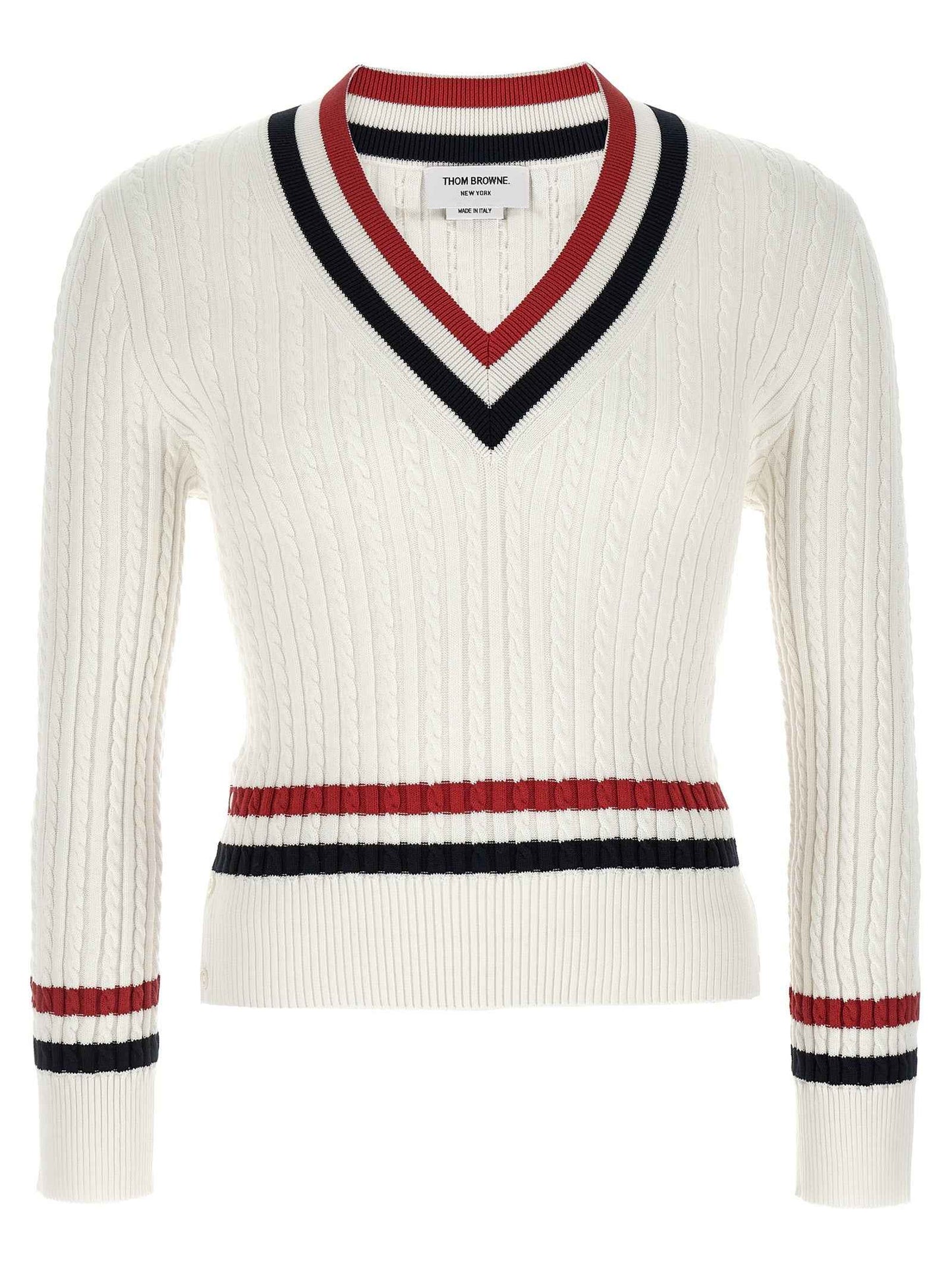 White Cotton Cardigan