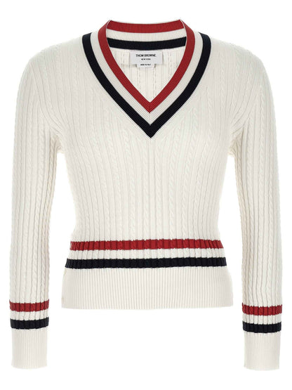 White Cotton Cardigan