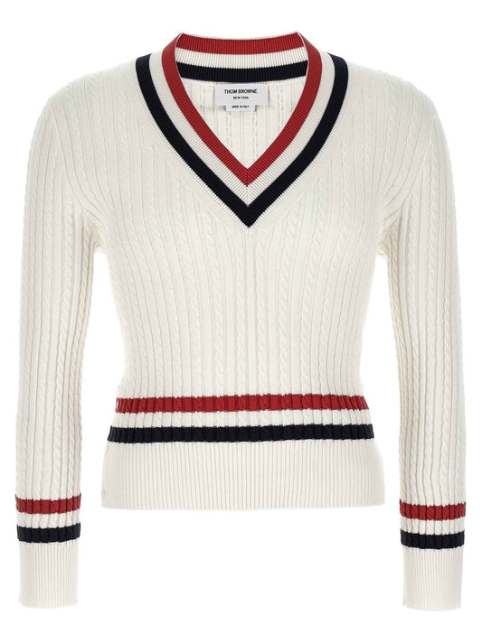 White Cotton Cardigan