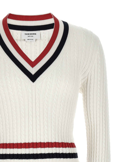 White Cotton Cardigan
