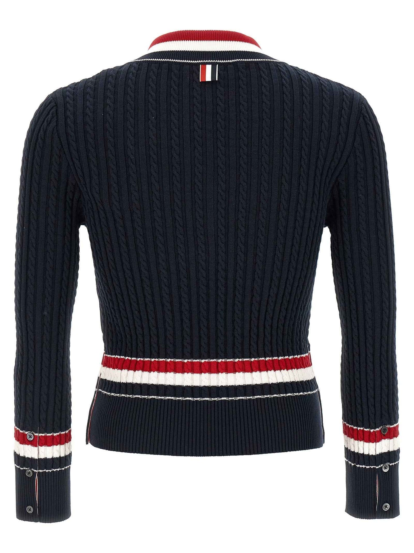 Blue Cotton Cardigan