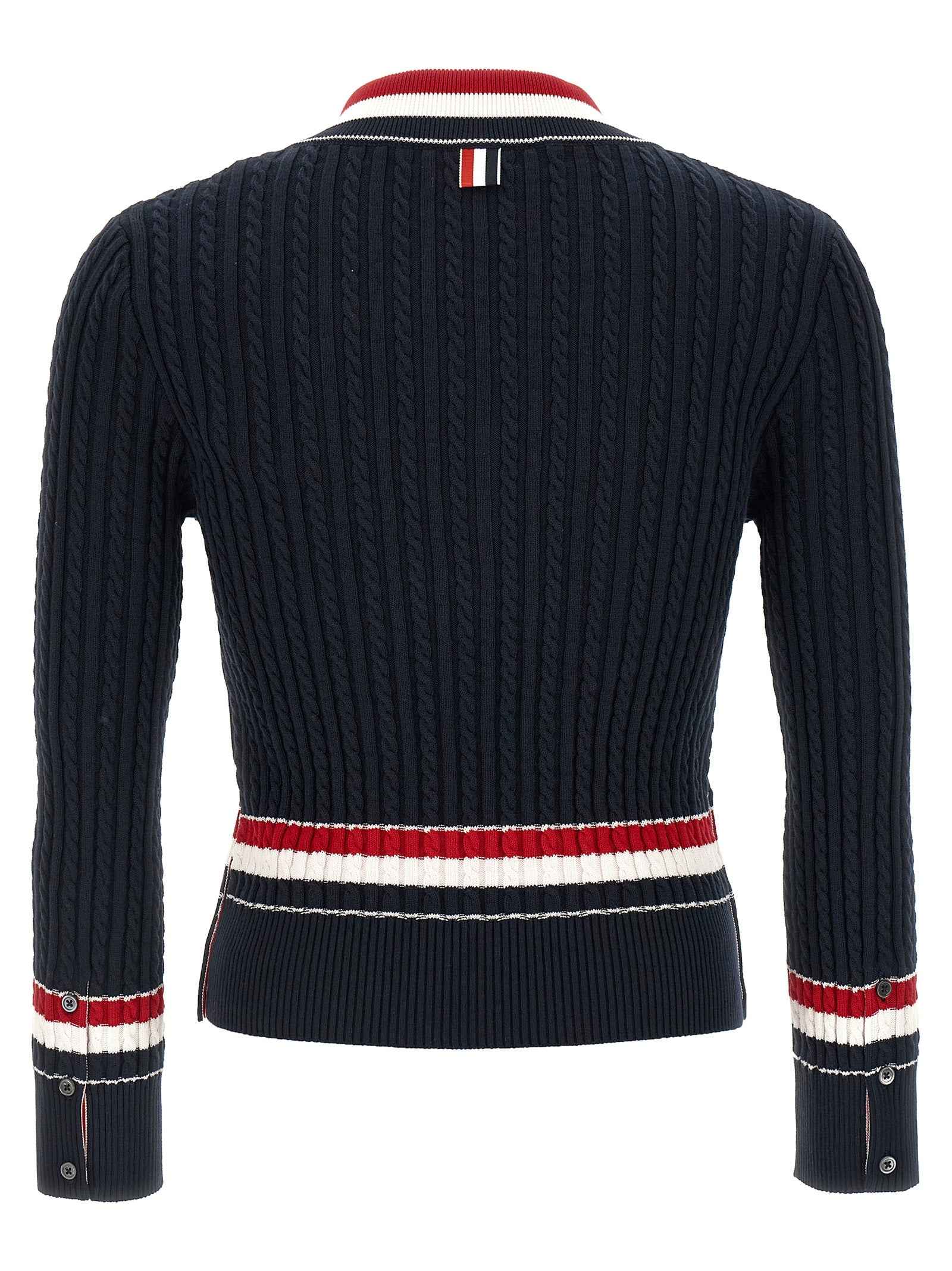 Blue Cotton Cardigan