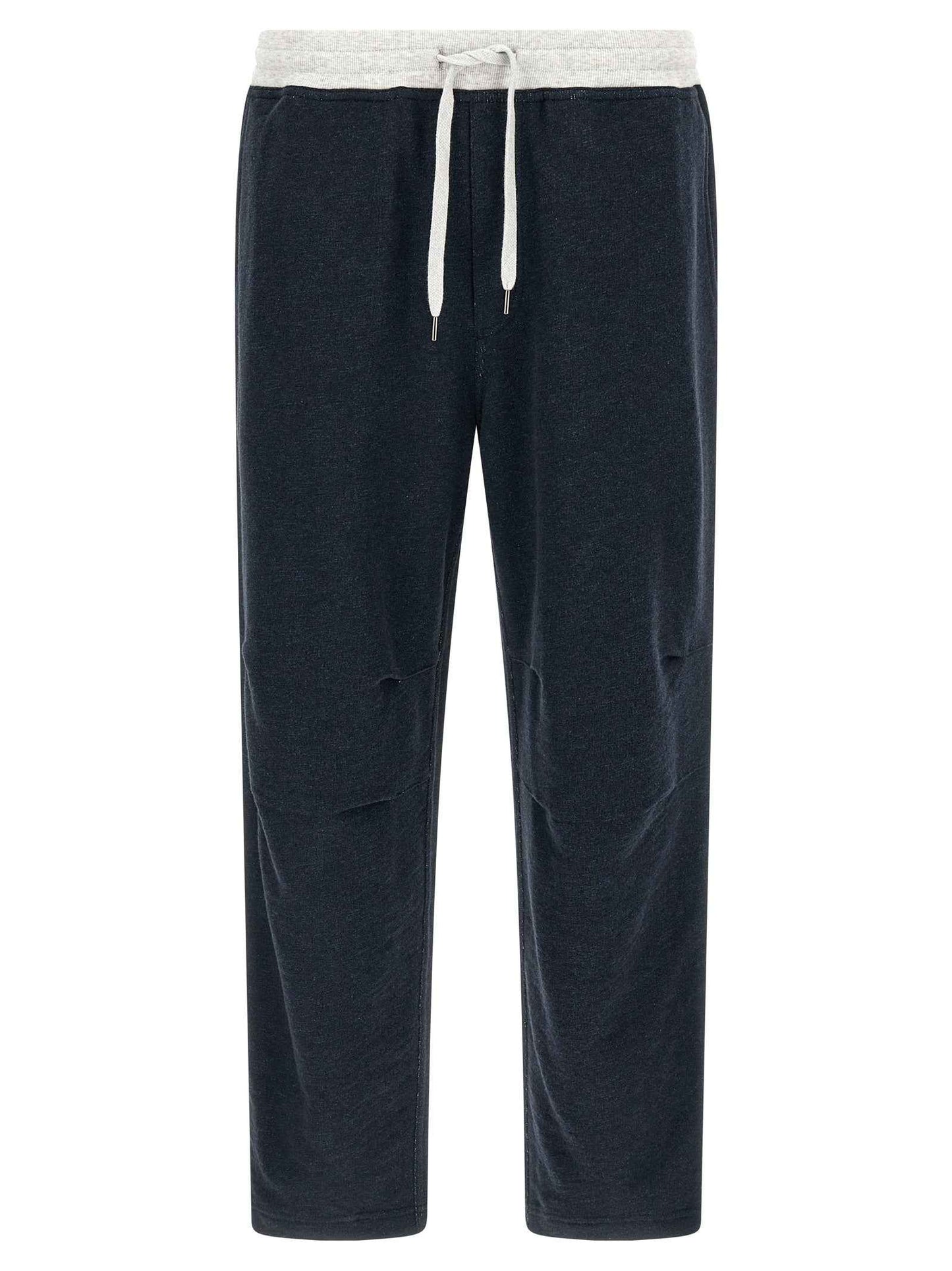 Blue Cotton Joggers (Workout Pants)