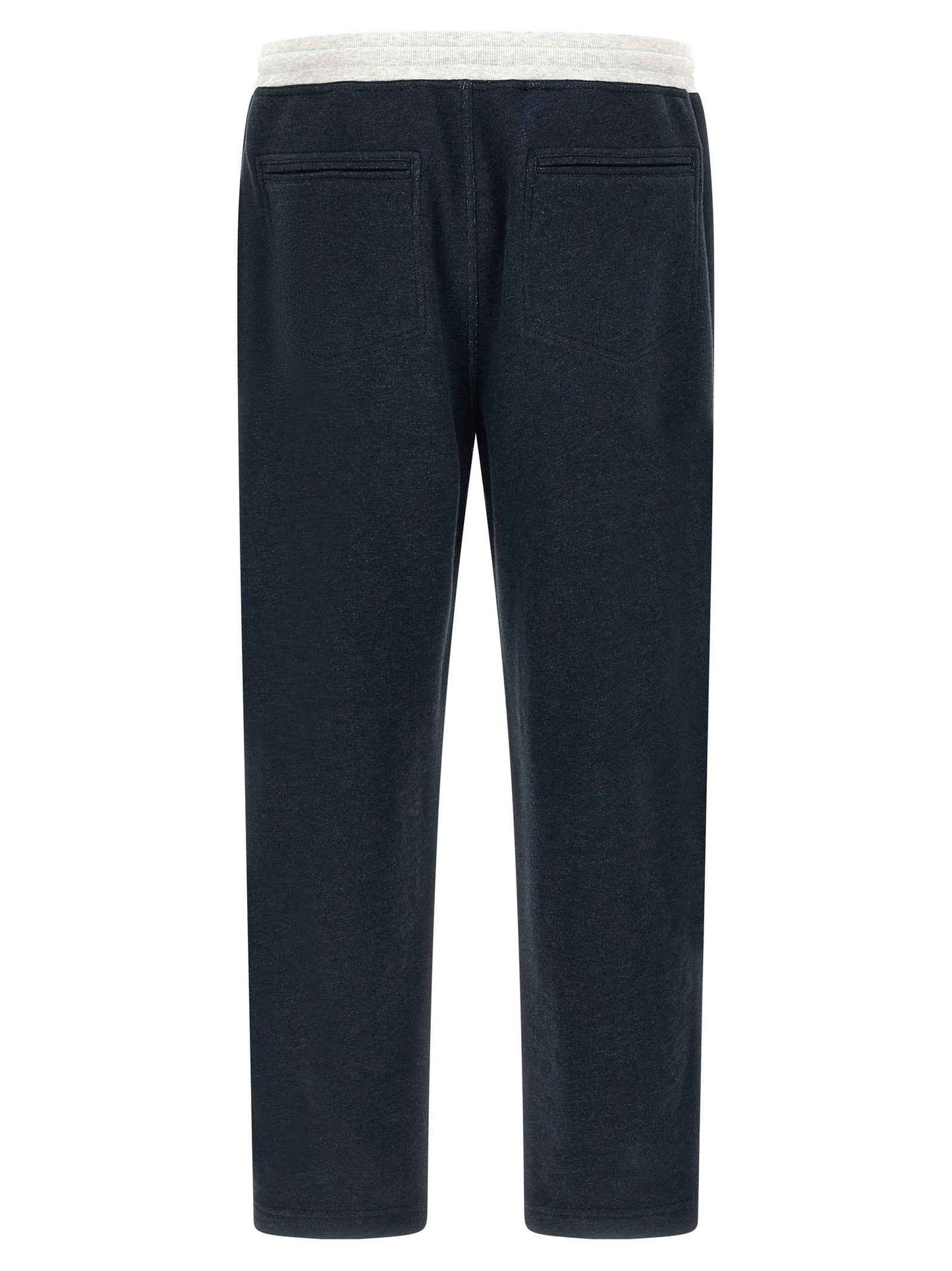 Blue Cotton Joggers (Workout Pants)