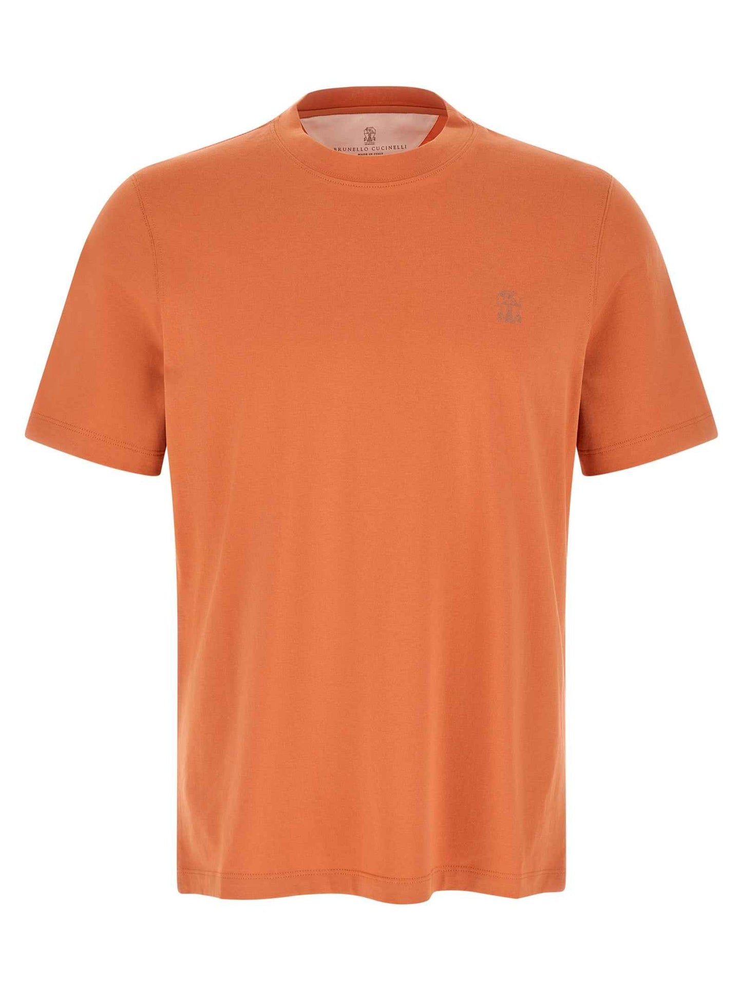 Orange Cotton T-Shirt