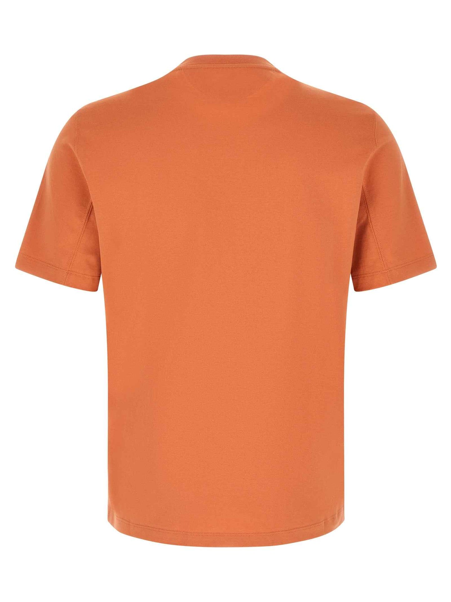 Orange Cotton T-Shirt