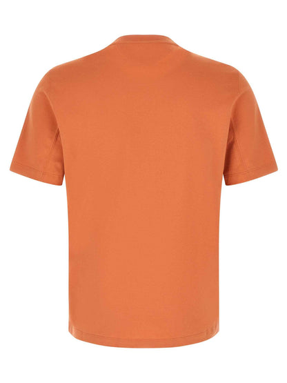 Orange Cotton T-Shirt