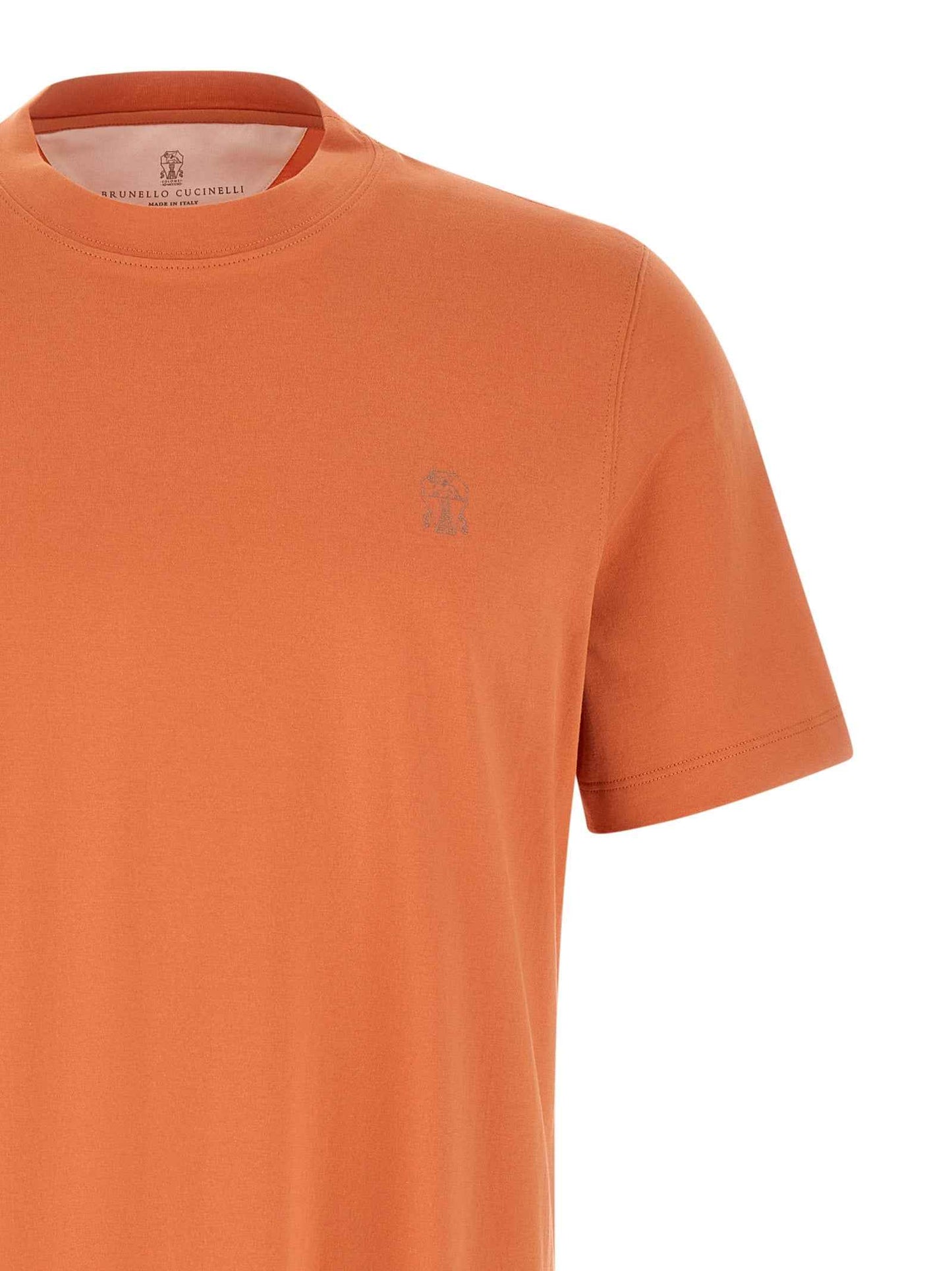 Orange Cotton T-Shirt
