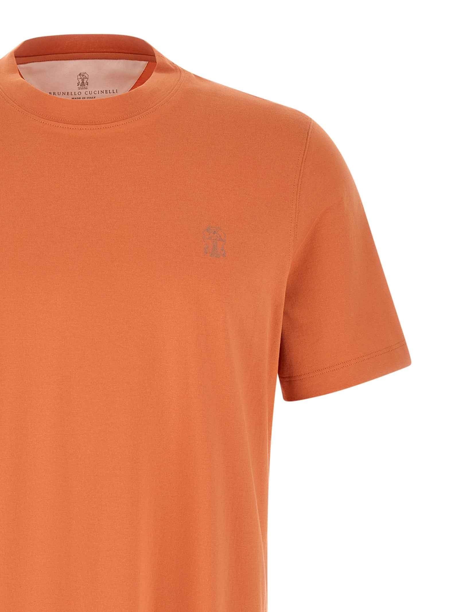 Orange Cotton T-Shirt