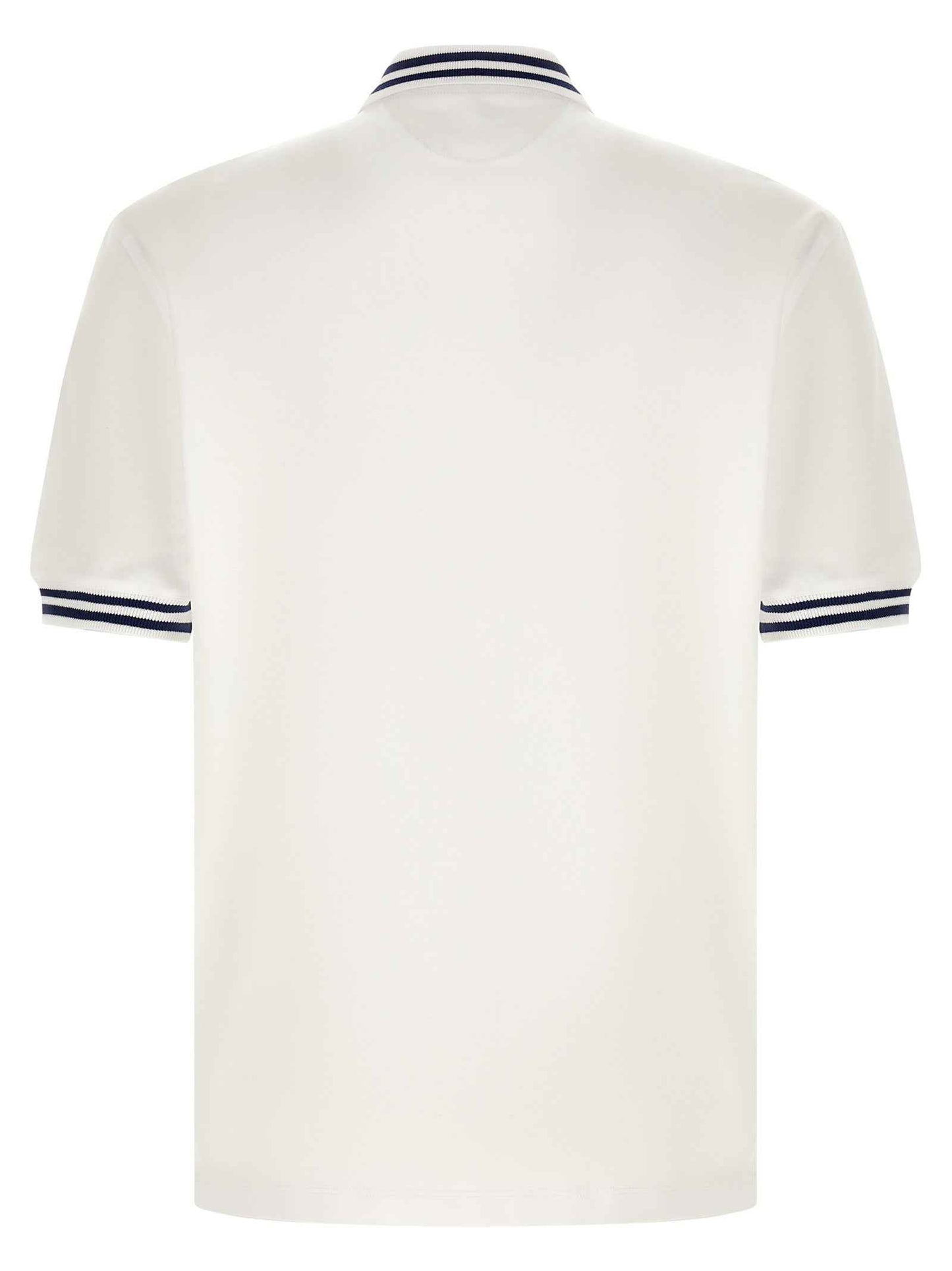 White Cotton Polo Shirt